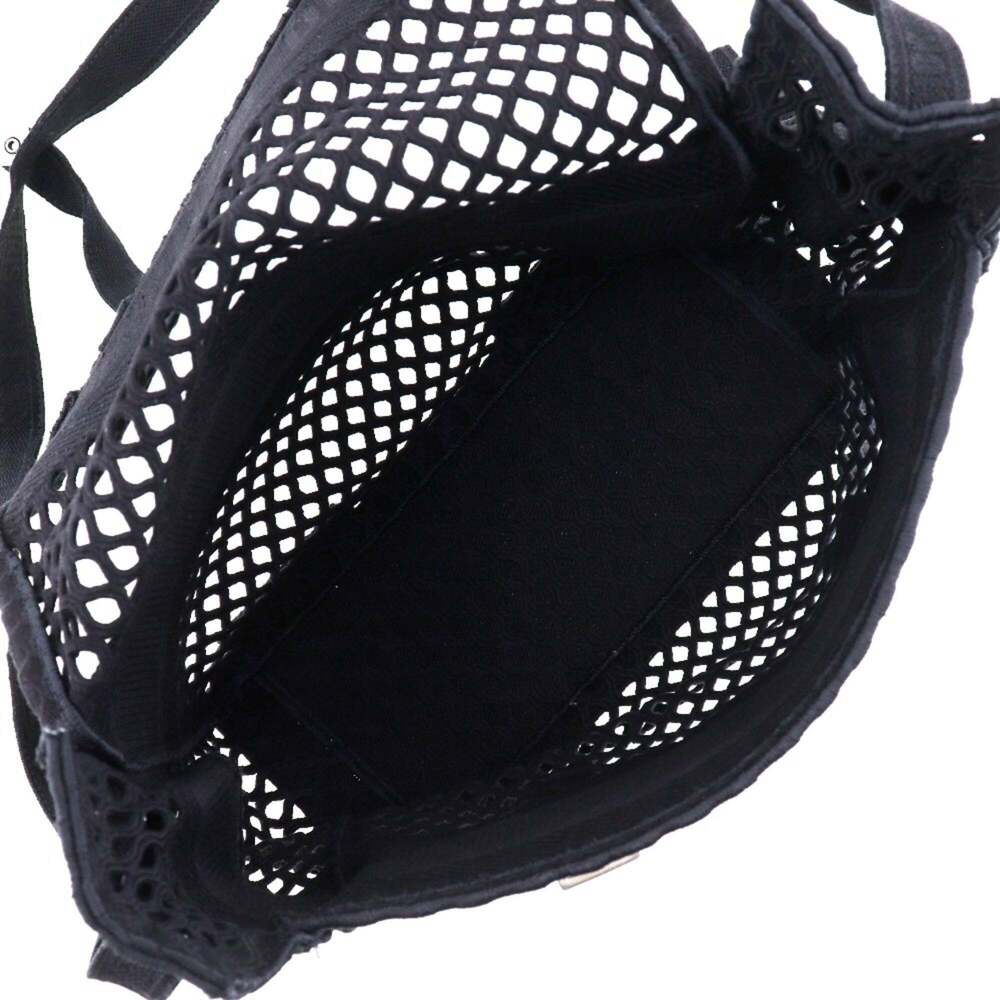 CHRISTIAN DIOR Black Canvas Messenger Shoulder Bag - Picture 5 of 11